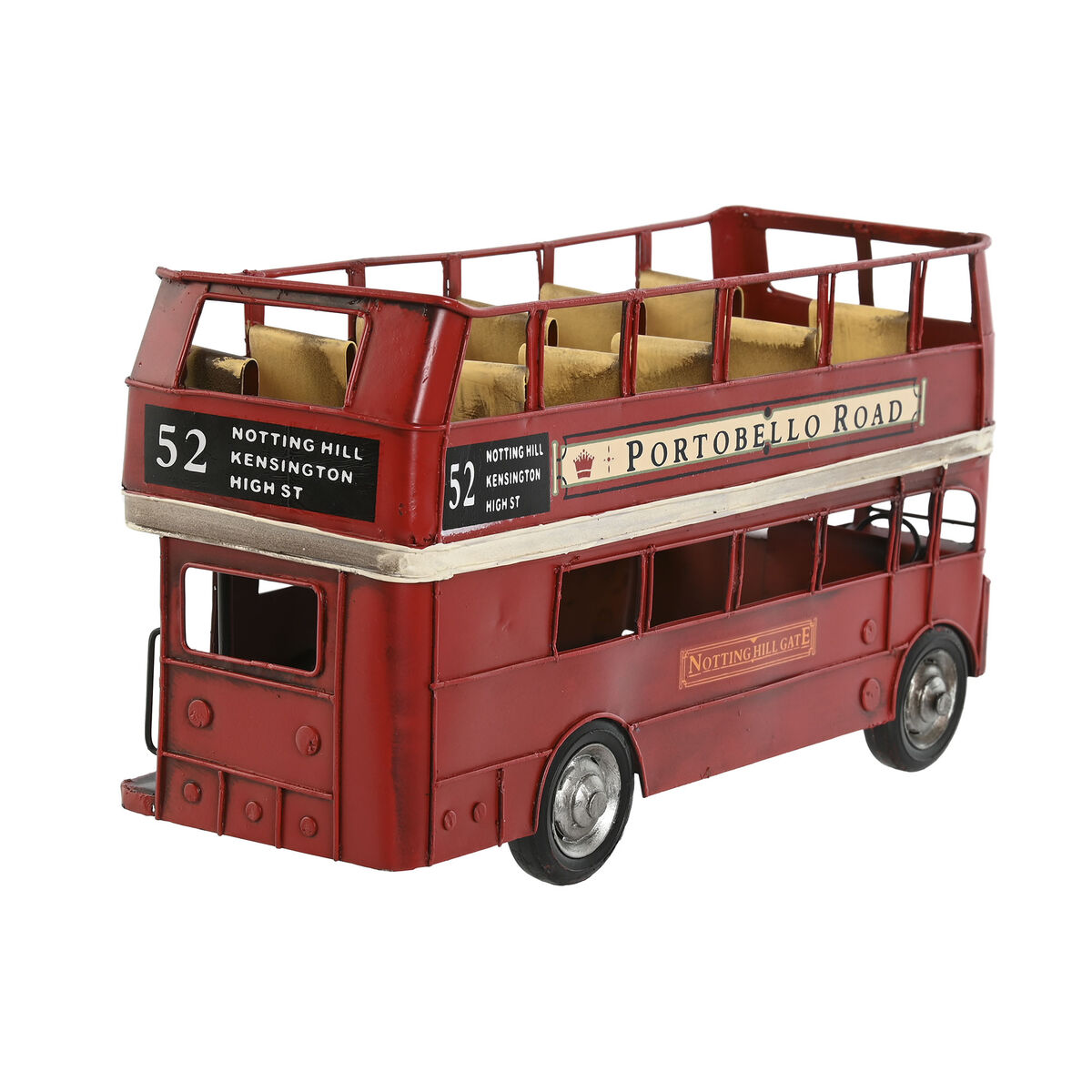Statua Decorativa Home Esprit Rosso Vintage 28 X 9 X 15 cm