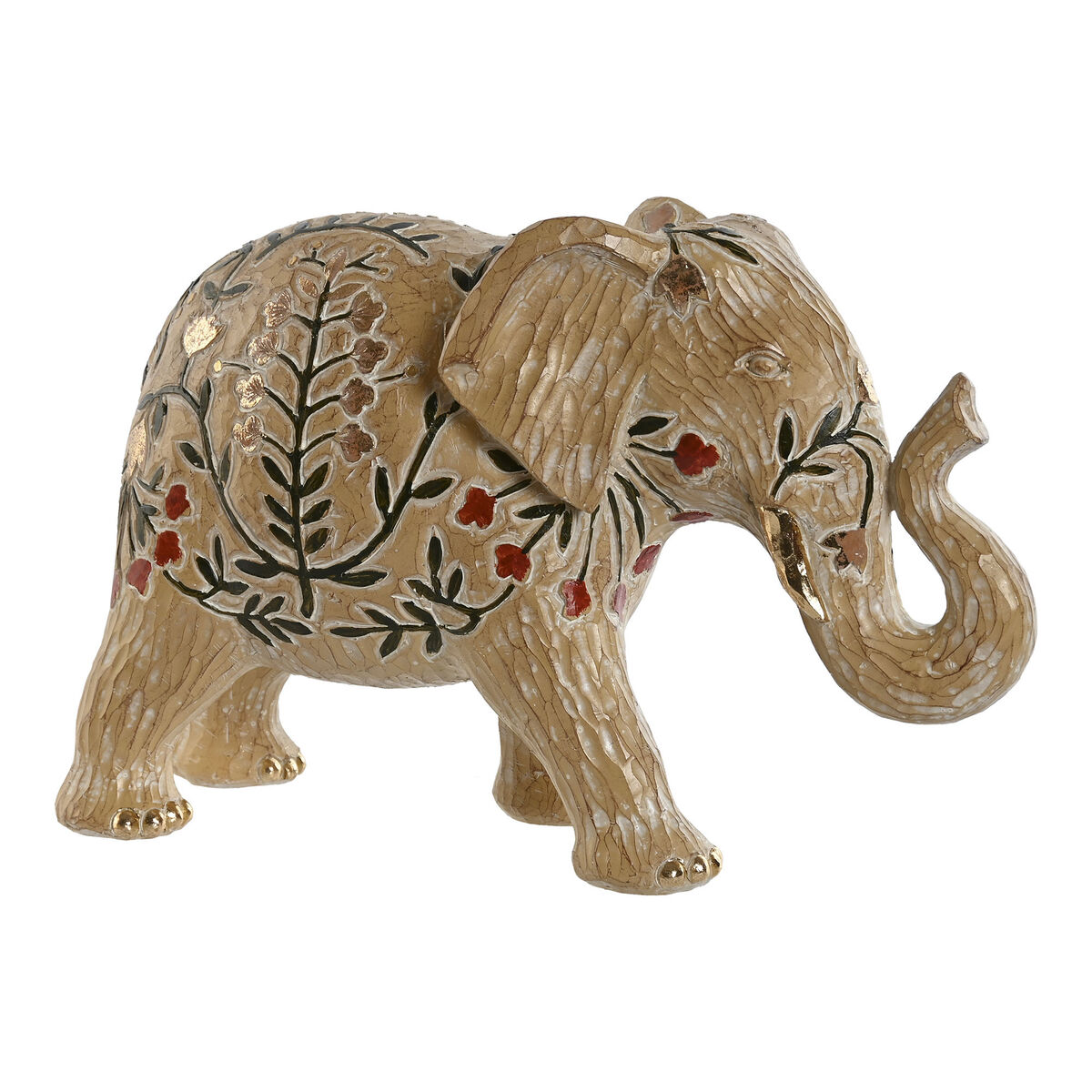 Statua Decorativa Home Esprit Multicolore Elefante 32,5 X 12,5 X 21 cm