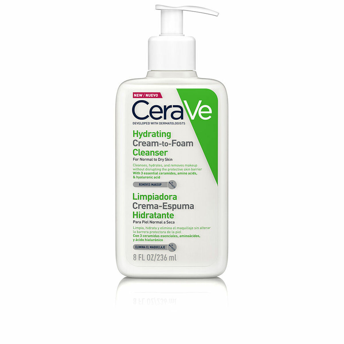 Crema Detergente Cerave Mousse 236 Ml Schiuma