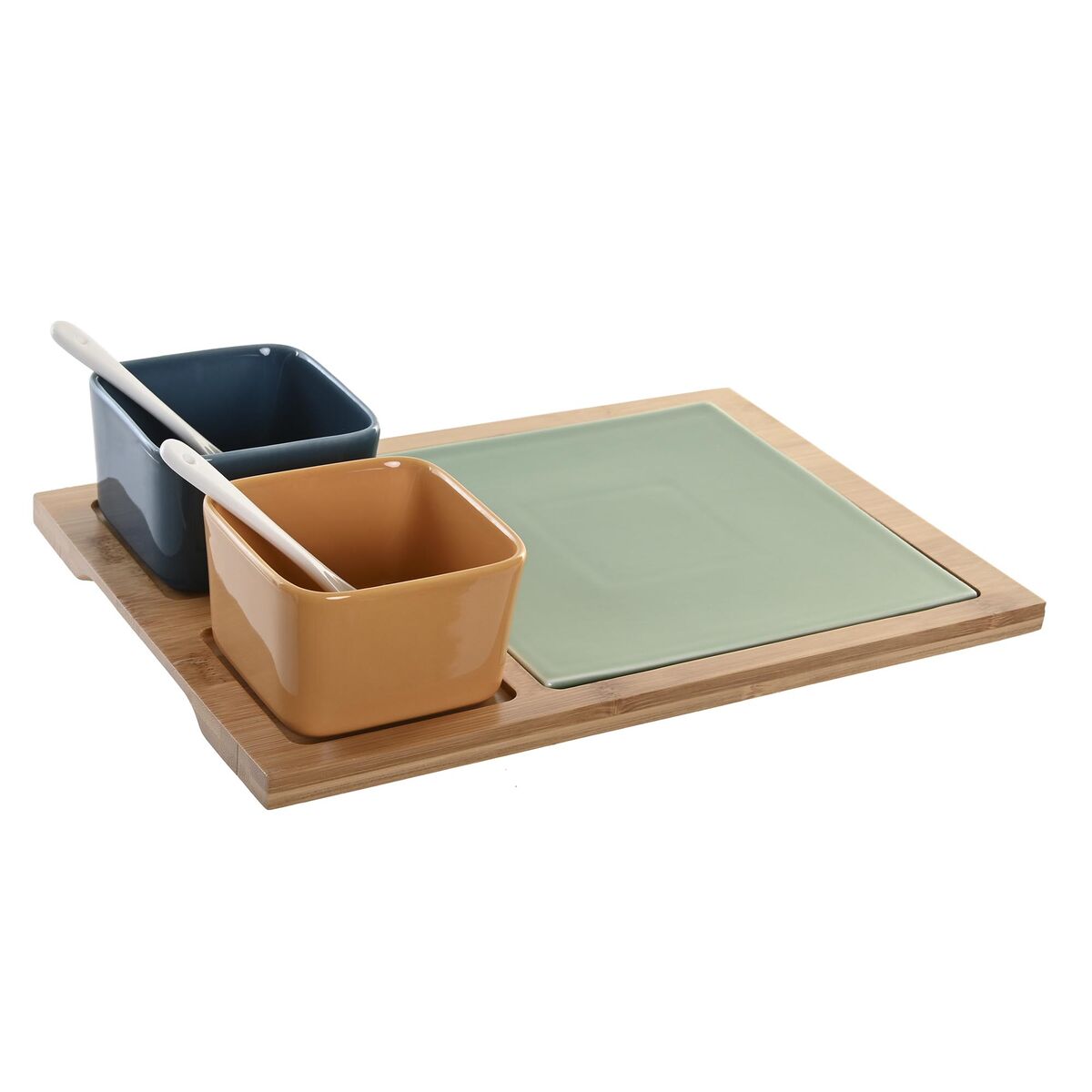 Set Da Aperitivo Dkd Home Decor 31 X 21 X 6 Cm Porcellana Multicolore 6 Pezzi