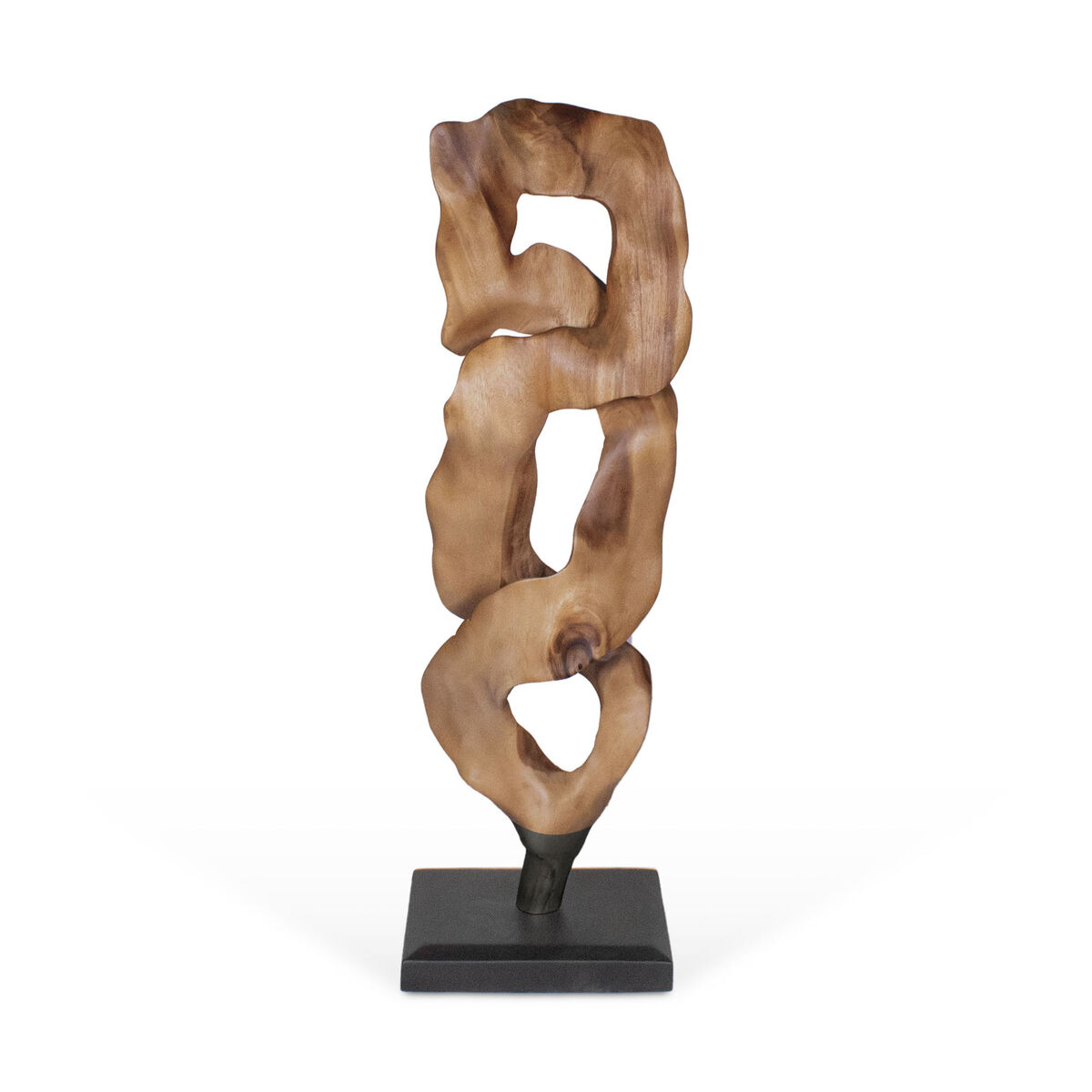 Statua Decorativa Home Esprit Nero Naturale 44 X 26 X 93 cm