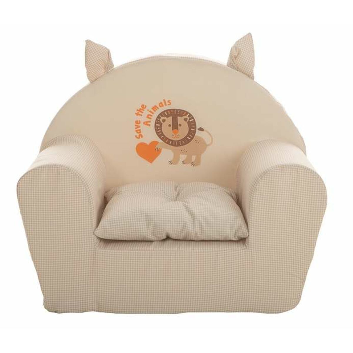 Poltrona Per Bambini Jungle 44 X 34 X 53 Cm Beige
