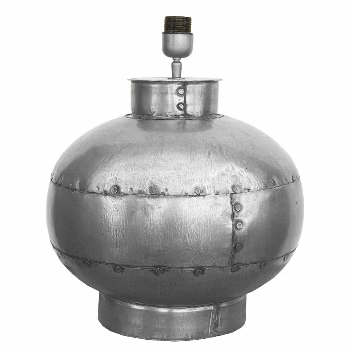 Lampada Da Tavolo Dkd Home Decor Argentato Ottone 50 W (36 X 36 X 43 Cm)