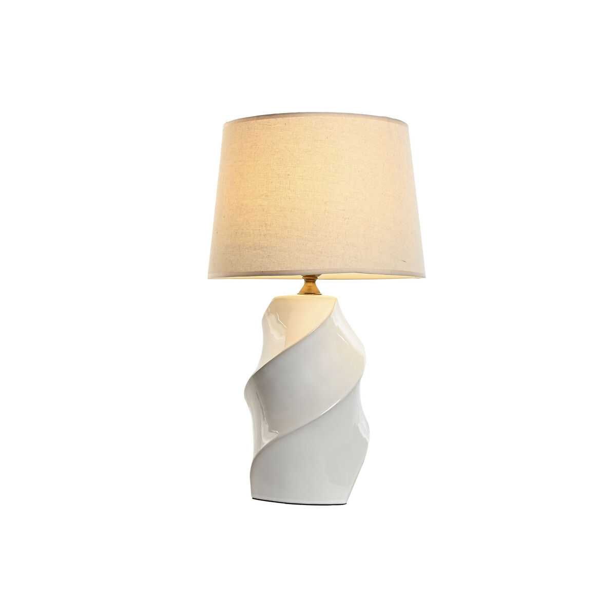 Lampada Da Tavolo Home Esprit Bianco Porcellana 50 W 220 V 36 X 36 X 61 Cm 35 X 35 X 60 cm