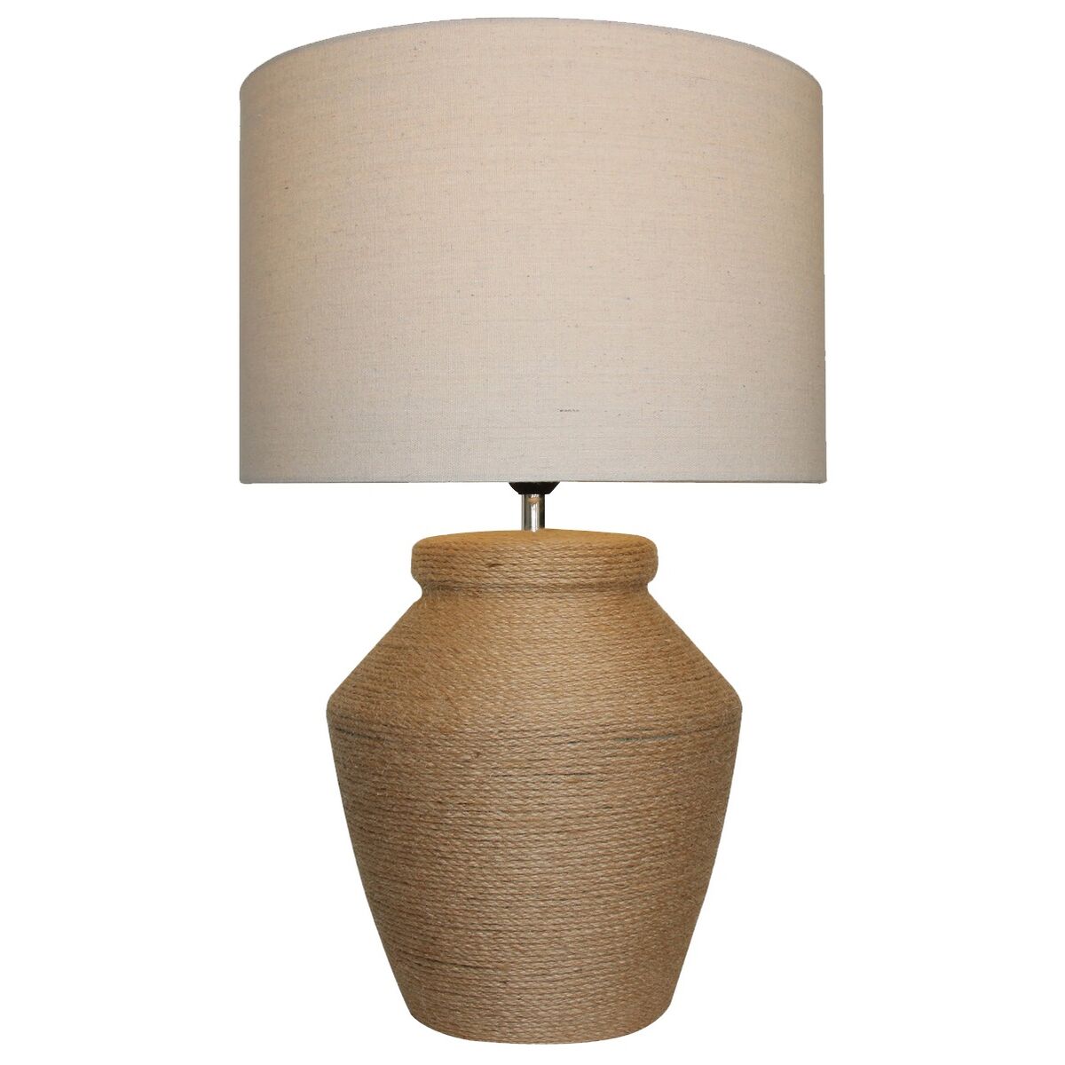Lampada Da Tavolo Dkd Home Decor Marrone Beige Corda Dolomite 25 W 50 W 220 V 38 X 38 X 59 Cm 38 X 38 X 60 cm