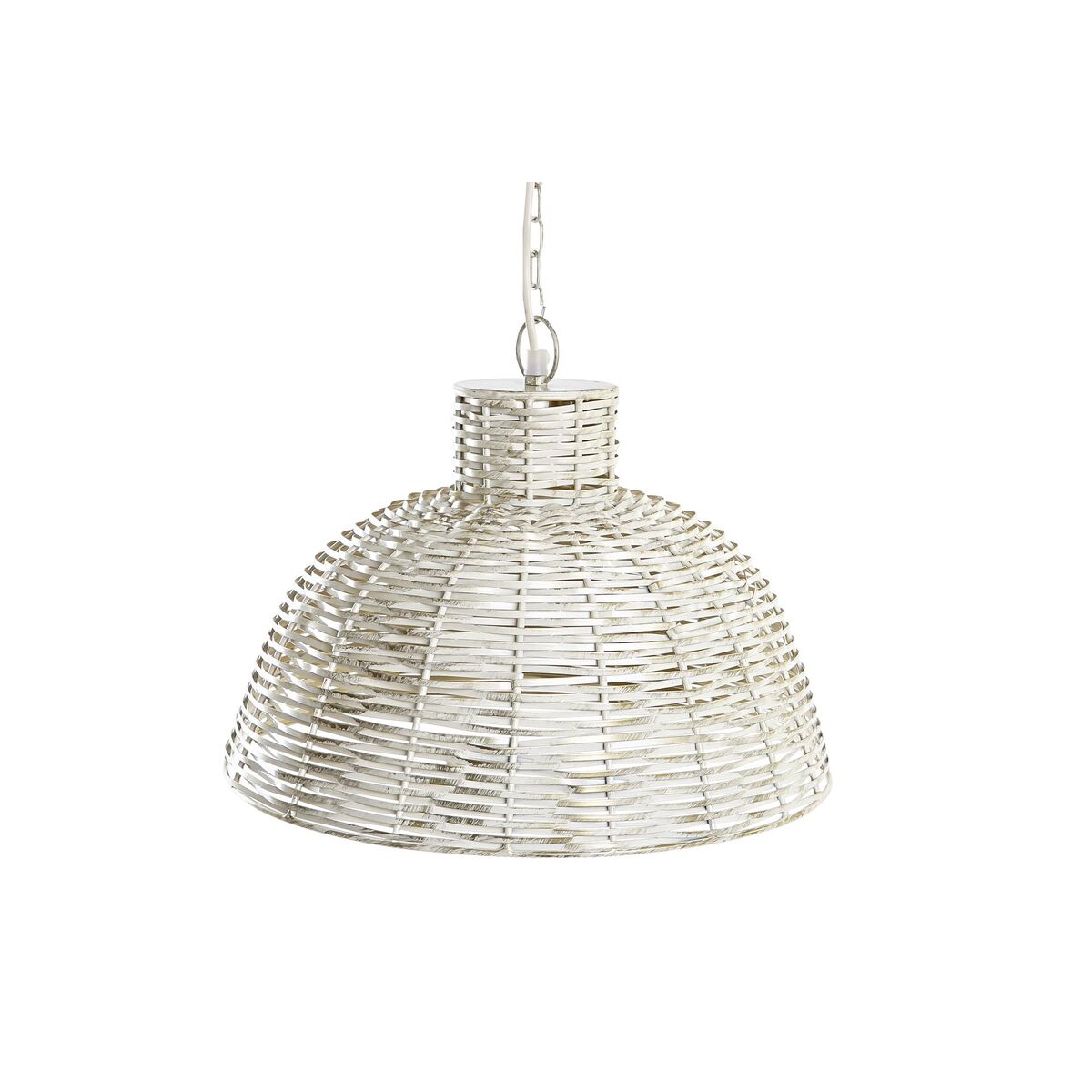 Lampadario Dkd Home Decor 38 X 28 X 24 Cm Dorato Bianco Ferro 50 W