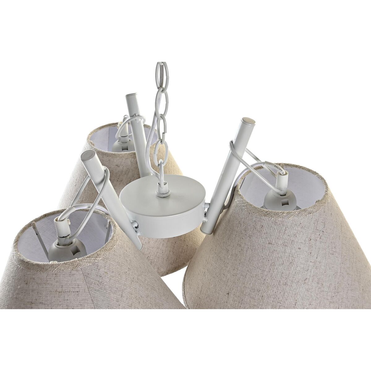 Lampadario Dkd Home Decor 50 X 46 X 30 Cm Dorato Metallo Bianco 50 W (2 Unità) - Image 3
