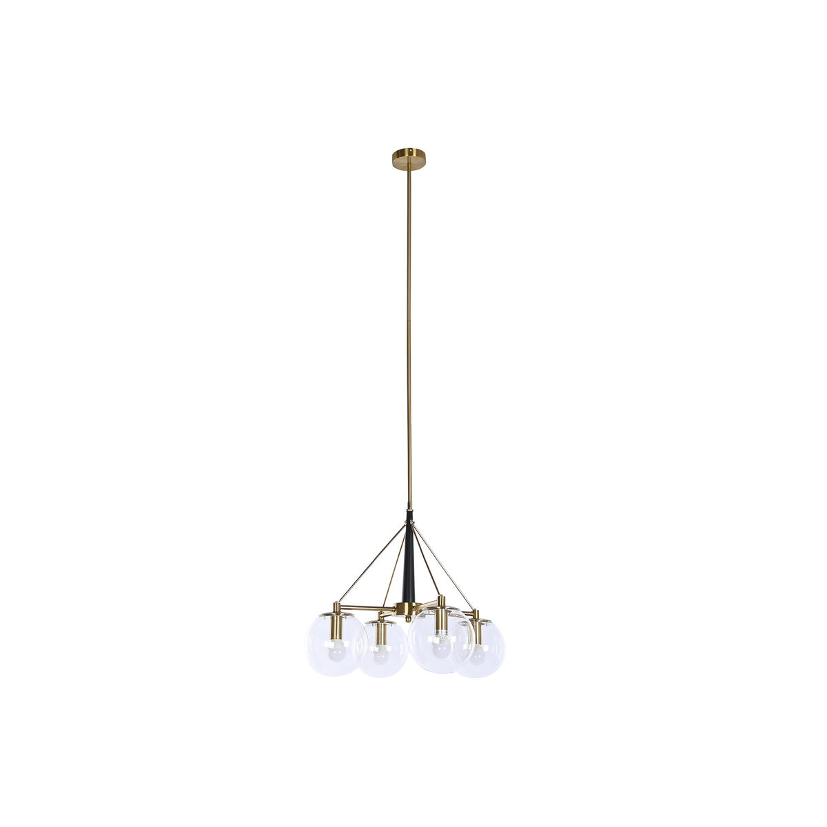 Lampadario Dkd Home Decor 50 X 50 X 144 Cm Cristallo Dorato Metallo 50 W