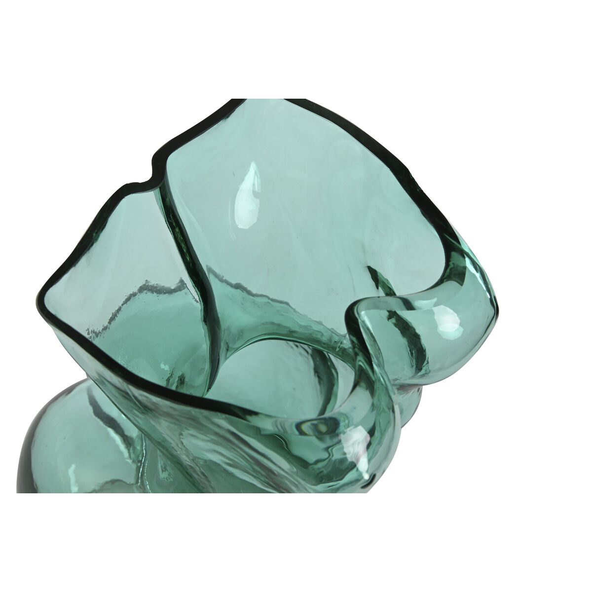 Vaso Home Esprit Azzurro Verde Cristallo 18 X 17 X 28 Cm (2 Unità) - Image 3