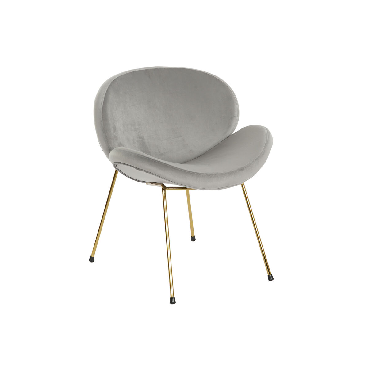Sedia Dkd Home Decor Dorato Grigio Chiaro 62 X 58 X 73 cm