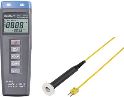 Voltcraft K102 + Tp 302 TemperatuR-Messgerät -200 Bis +1370 °c FühleR-Typ K