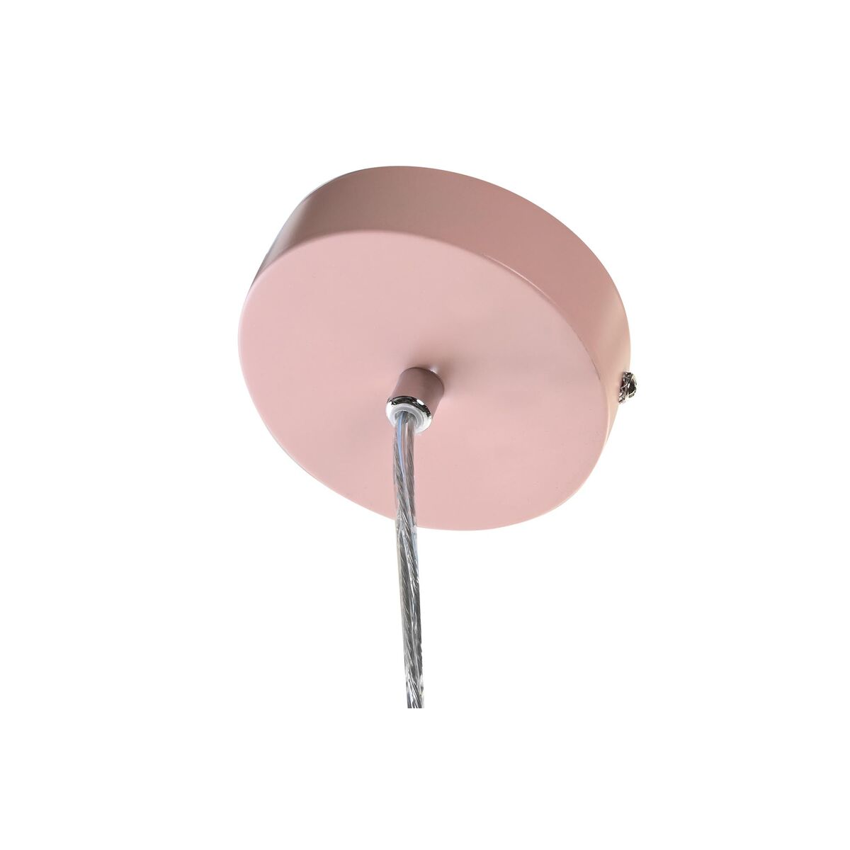 Lampadario Dkd Home Decor 34 X 34 X 21 Cm Argentato Nero Grigio Rosa Metallo Bianco 50 W 60 W Pino - Image 5