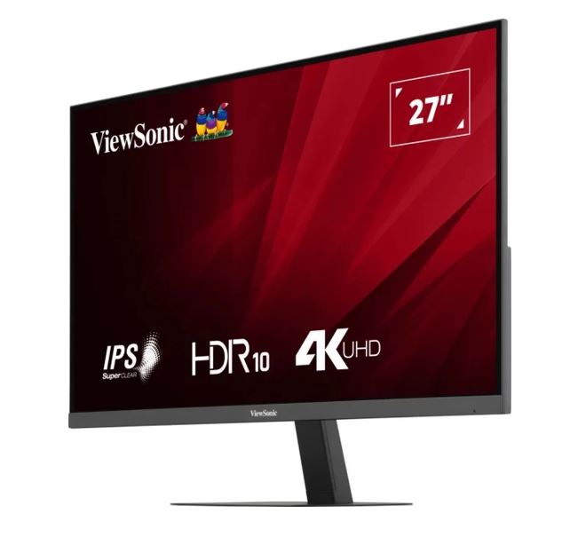Viewsonic Va2708-4K-Hd 68,58cm 27zoll Ips 3840x2160 16:9 2xhdmi Dp  [energieklasse F] (va2708-4K-Hd)