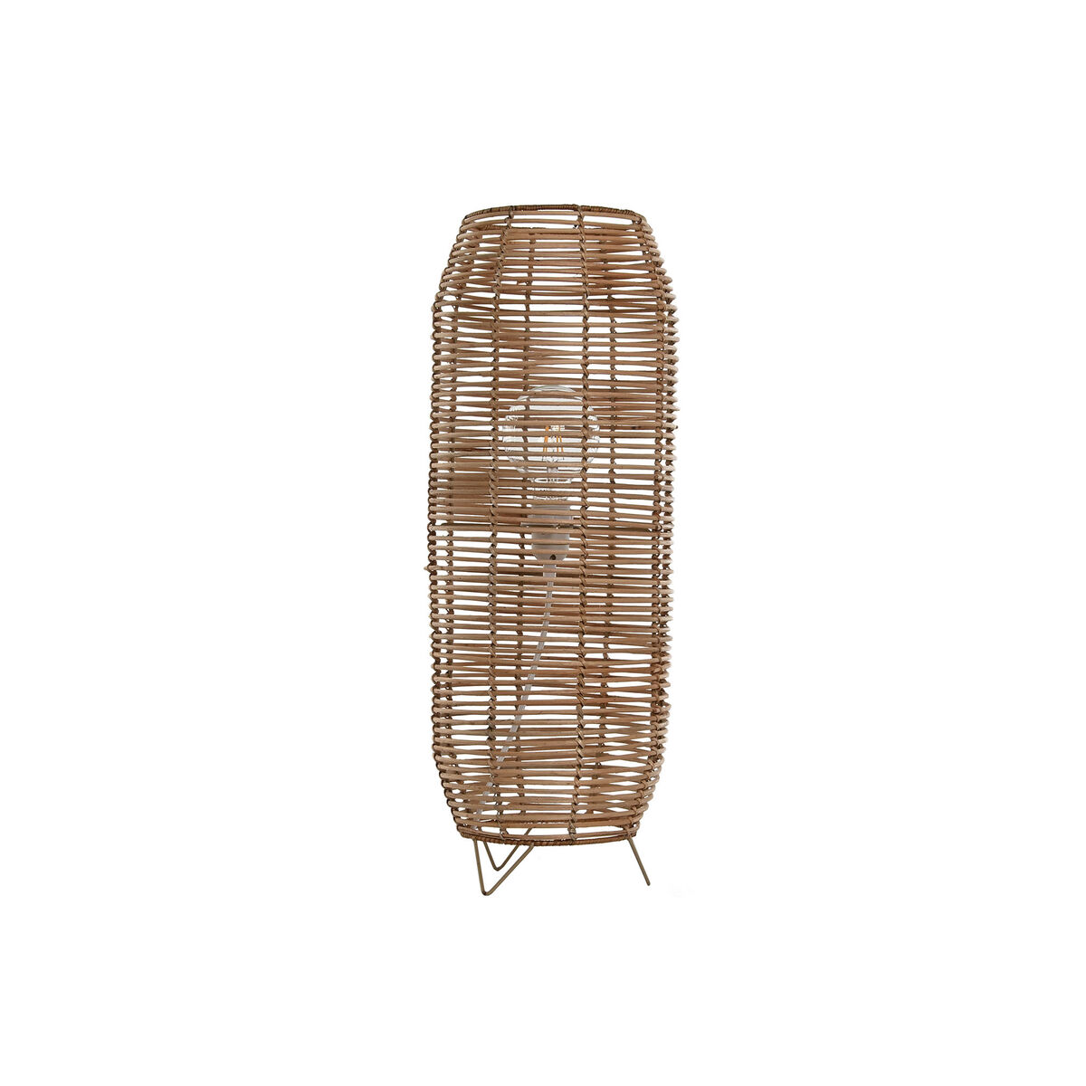 Lampada Da Terra Home Esprit Marrone 23 X 23 X 65 cm