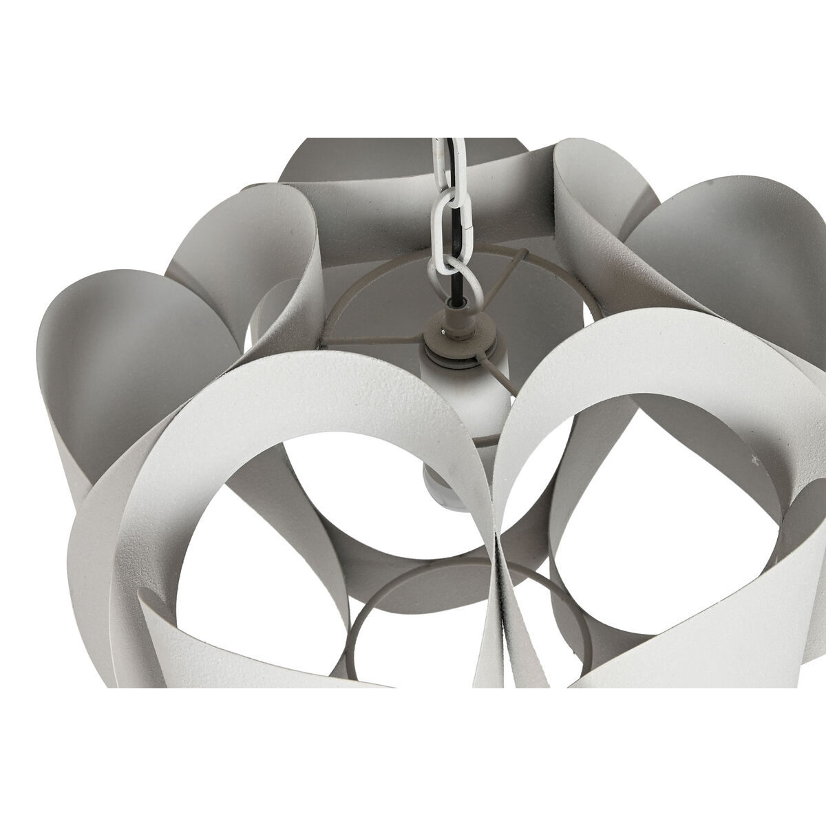 Lampadario Home Esprit Bianco Metallo 50 W 42 X 42 X 36 cm - Image 4