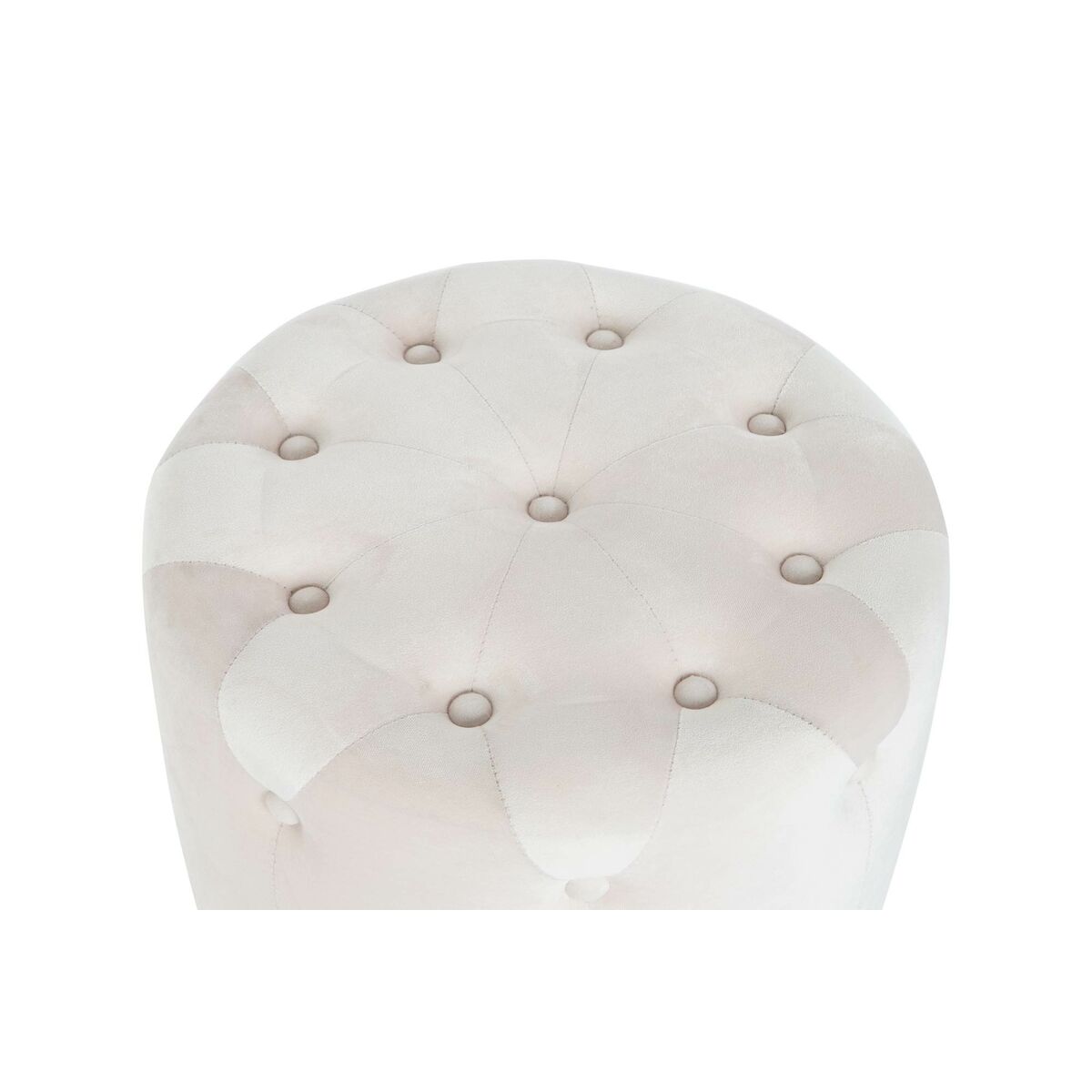 Poggiapiedi Dkd Home Decor Rosa Dorato Legno Mdf Velluto 60 X 60 X 54 Cm (3 Unità) - Image 4