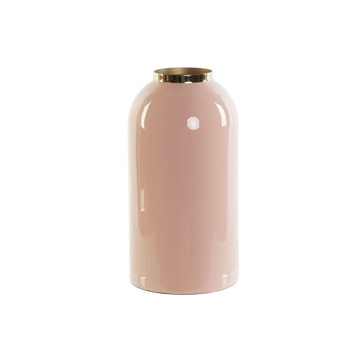 Vaso Dkd Home Decor Verde Dorato Corallo Ferro Laccato 13 X 13 X 25 Cm (2 Unità)
