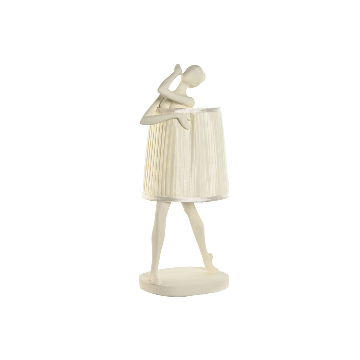 Lampada Da Tavolo Home Esprit Bianco Resina 40 W 220 V 29 X 25 X 62,5 cm