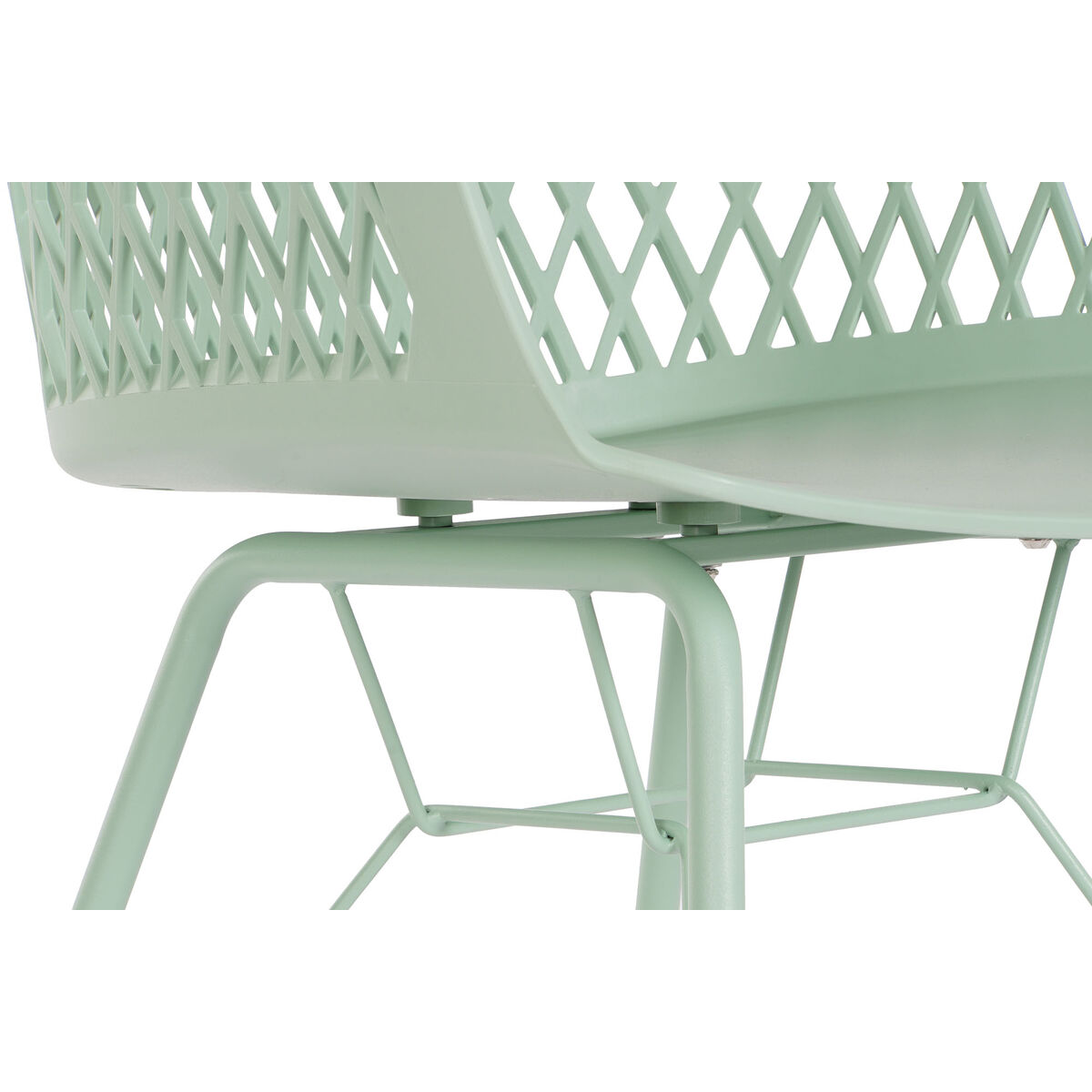Sedia Da Sala Da Pranzo Dkd Home Decor 57 X 57 X 80,5 Cm Verde - Image 5