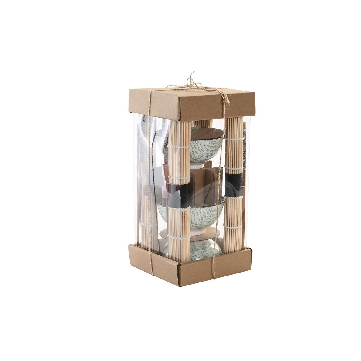 Set Per Sushi Dkd Home Decor 14,5 X 14,5 X 35 Cm Gres Orientale (16 Pezzi) - Image 4