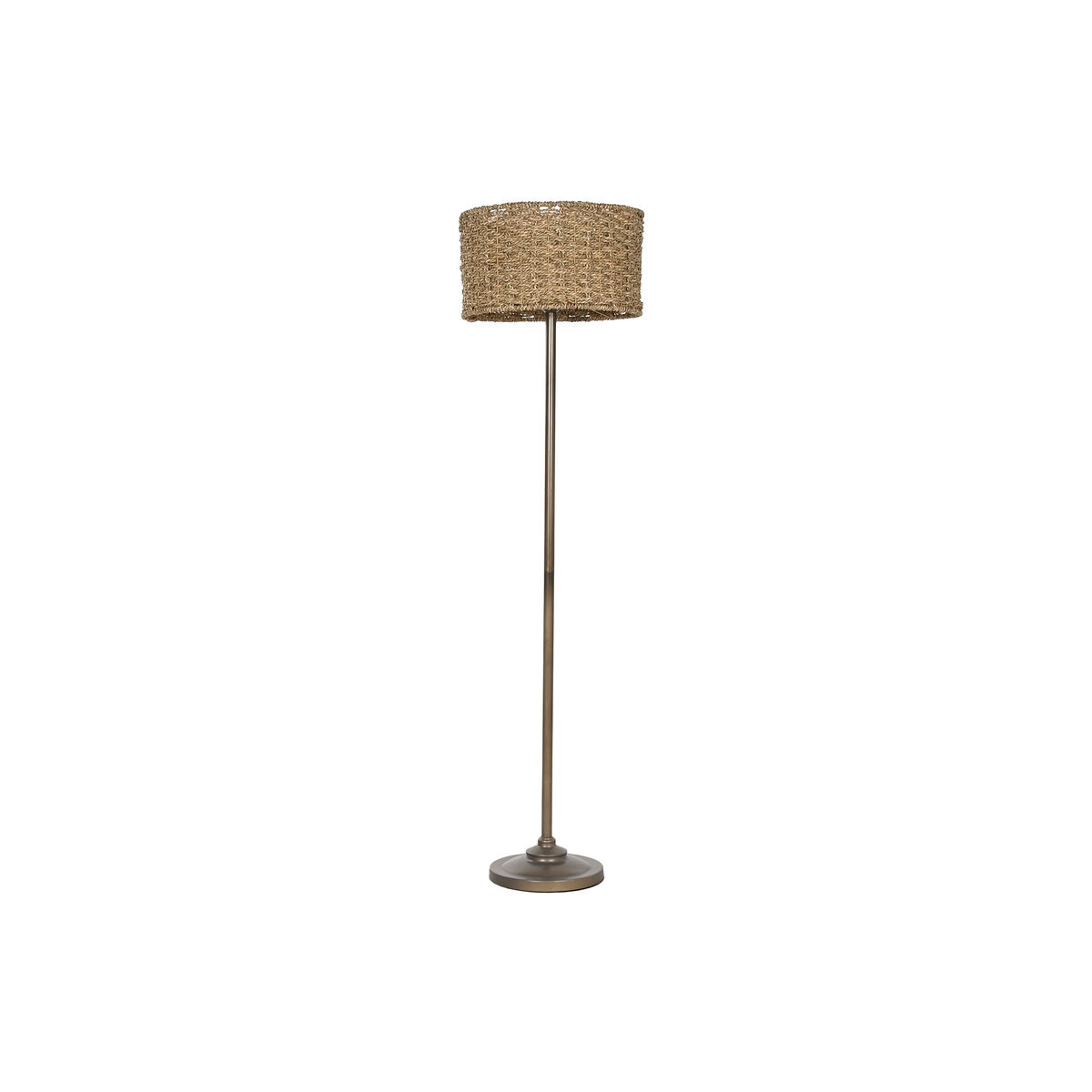 Lampada Da Terra Home Esprit Marrone Naturale 220 V 41 X 41 X 156 cm