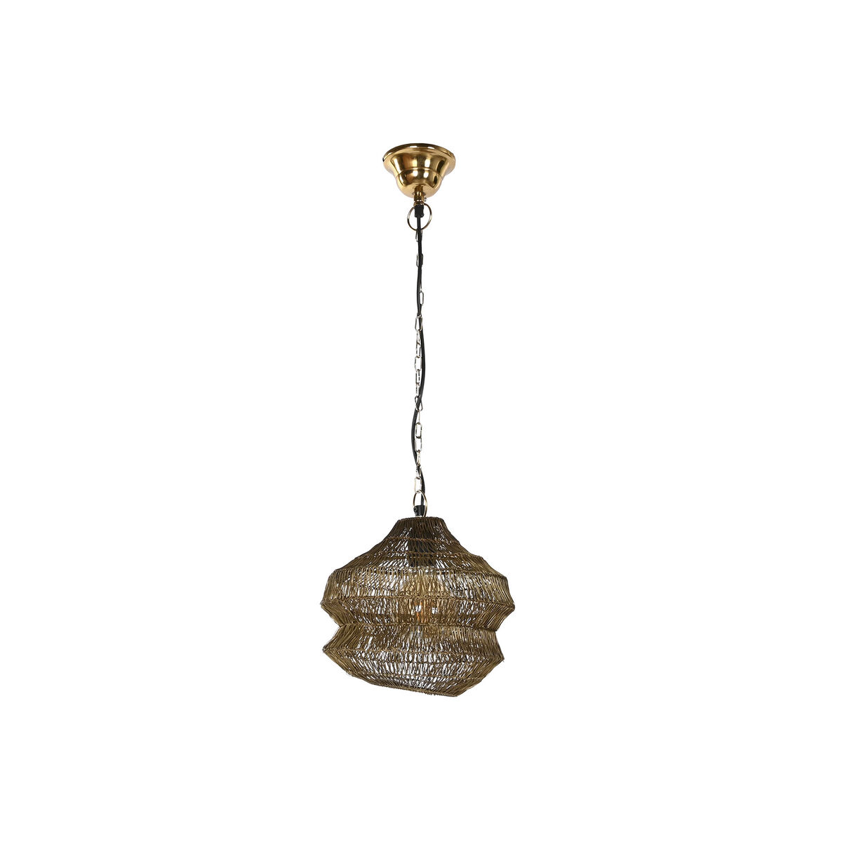 Lampadario Home Esprit Dorato Metallo Ferro 50 W 26 X 26 X 24 cm
