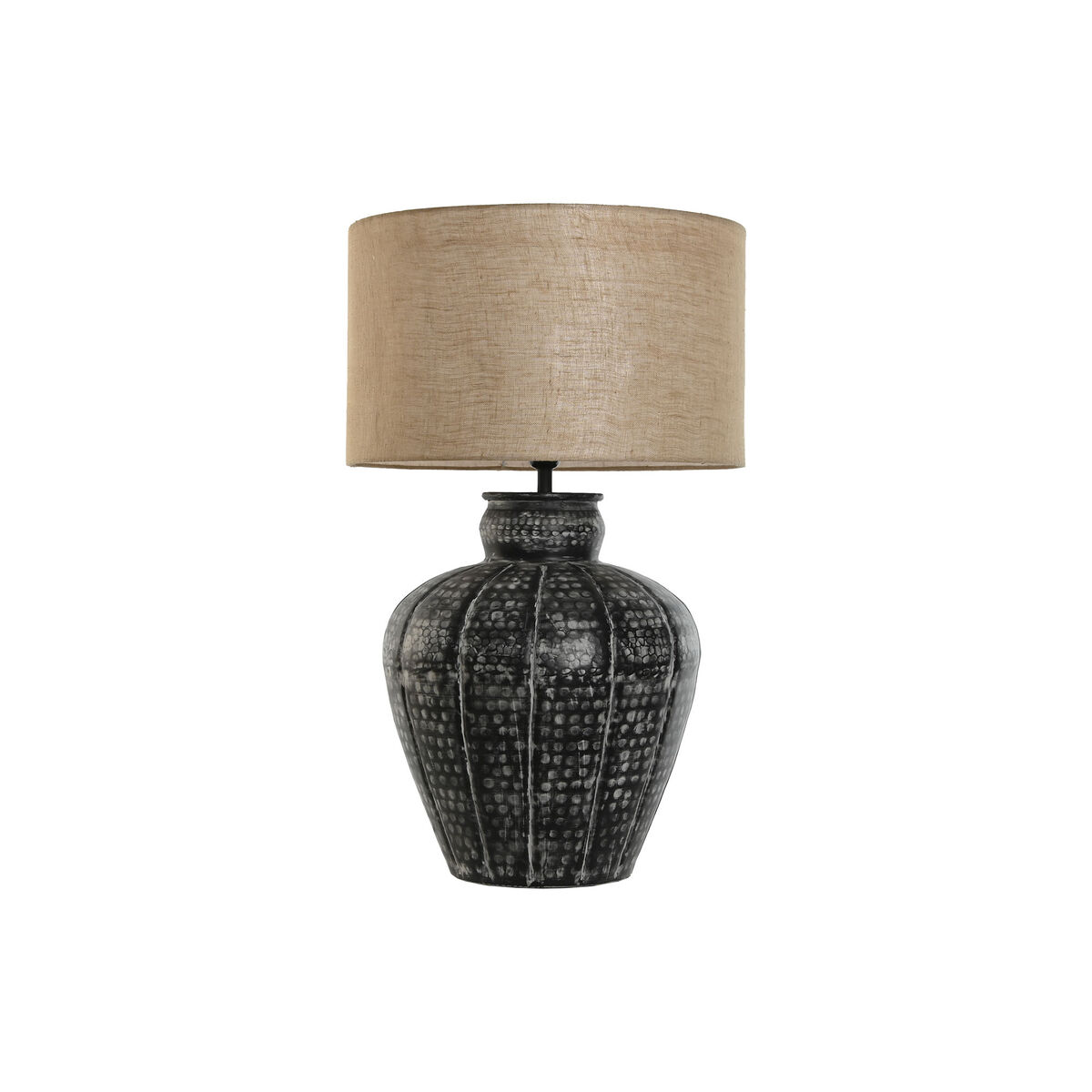 Lampada Da Tavolo Home Esprit Nero Alluminio 50 W 220 V 42 X 42 X 69 cm