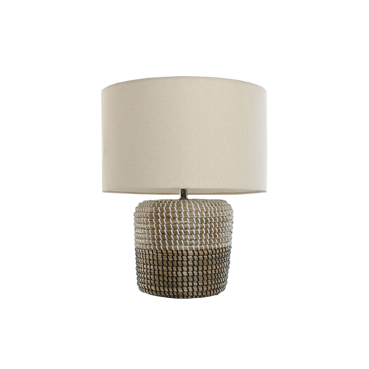 Lampada Da Tavolo Home Esprit Bianco Marrone 50 W 220 V 38 X 38 X 47 cm