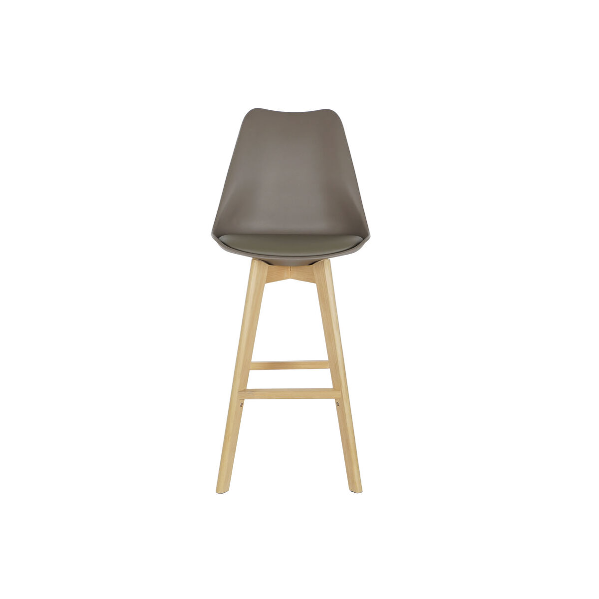 Sgabello Dkd Home Decor 48,5 X 55 X 109 Cm Grigio Faggio - Image 4