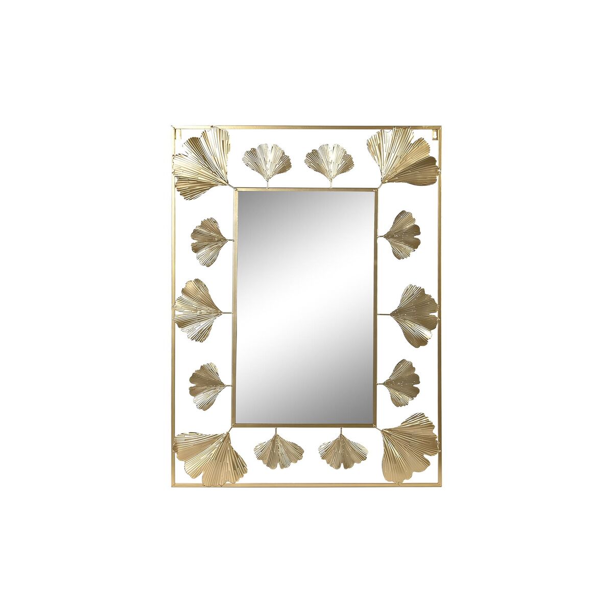 Specchio Da Parete Dkd Home Decor Dorato Foglia Della Pianta 71 X 1 X 97 cm