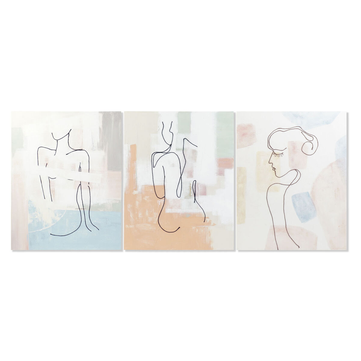 Tela Dkd Home Decor Pino Tela 80 X 3,7 X 100 cm