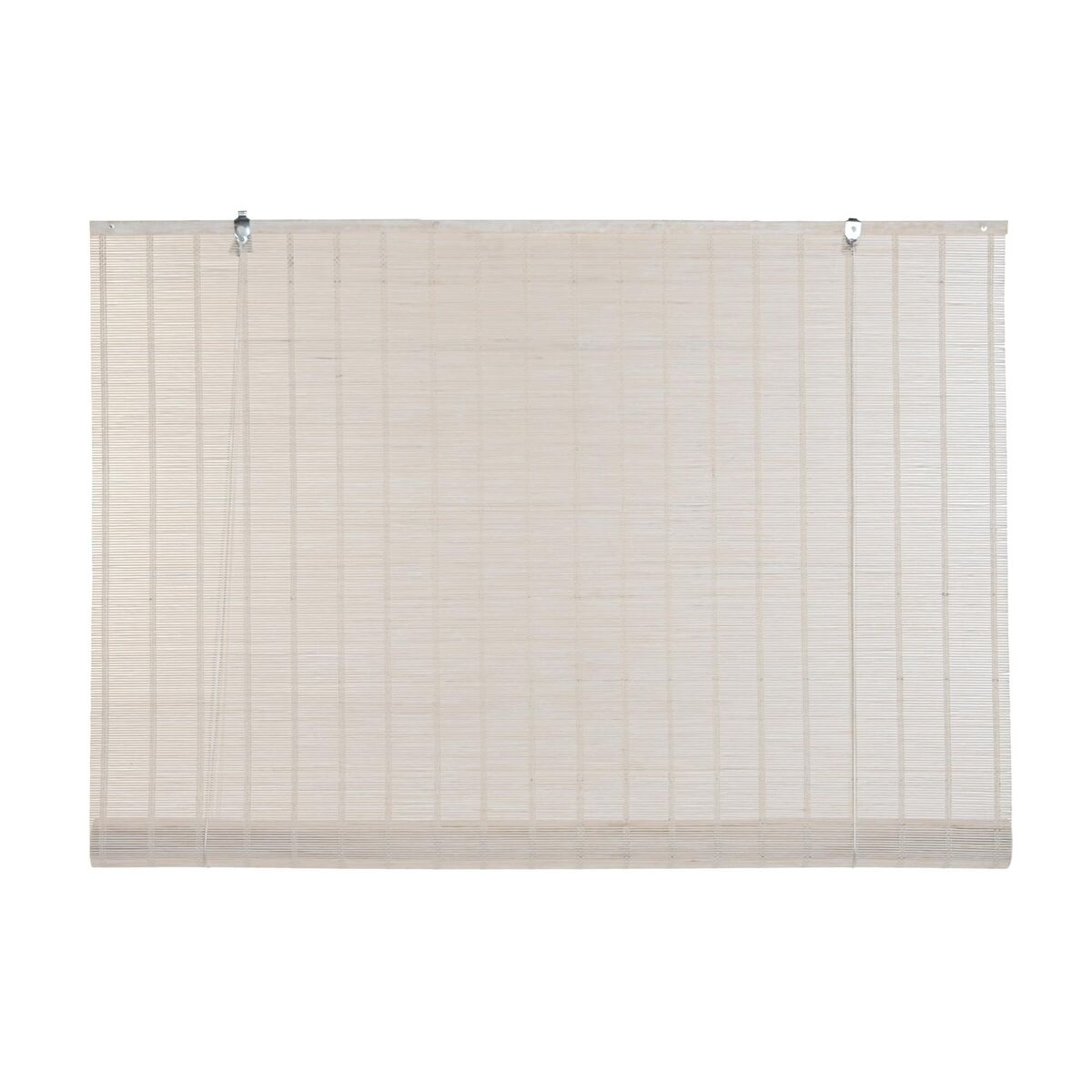 Store A Rullo Dkd Home Decor Verniciato Bianco Bambù 120 X 2 X 230 cm