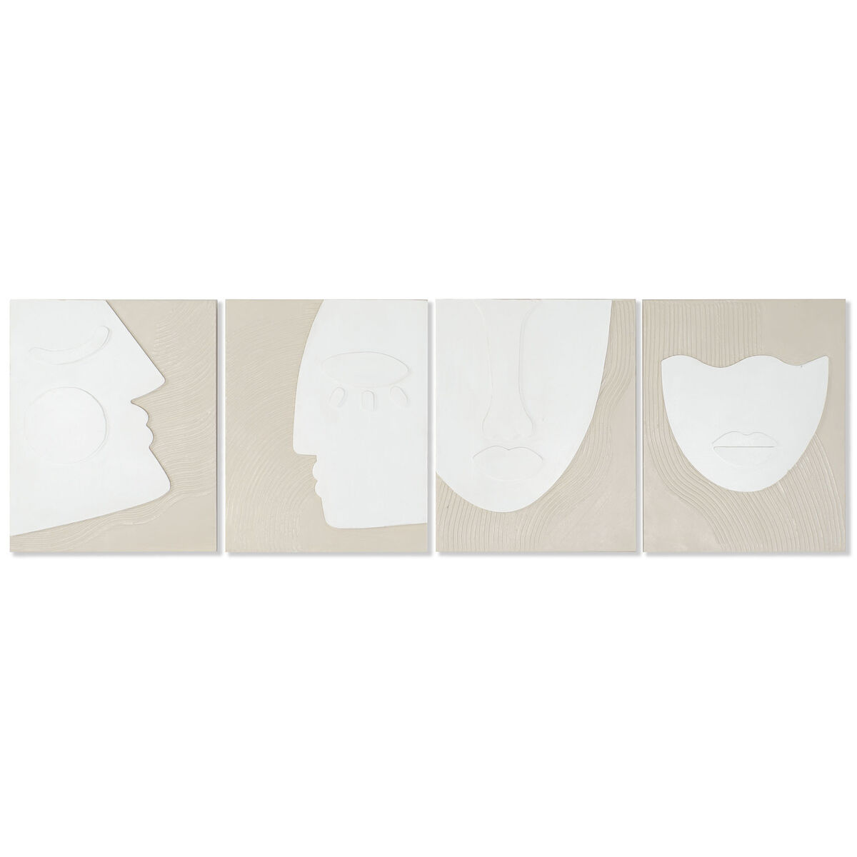Tela Home Esprit Gesso Tela 40 X 3 X 50 cm