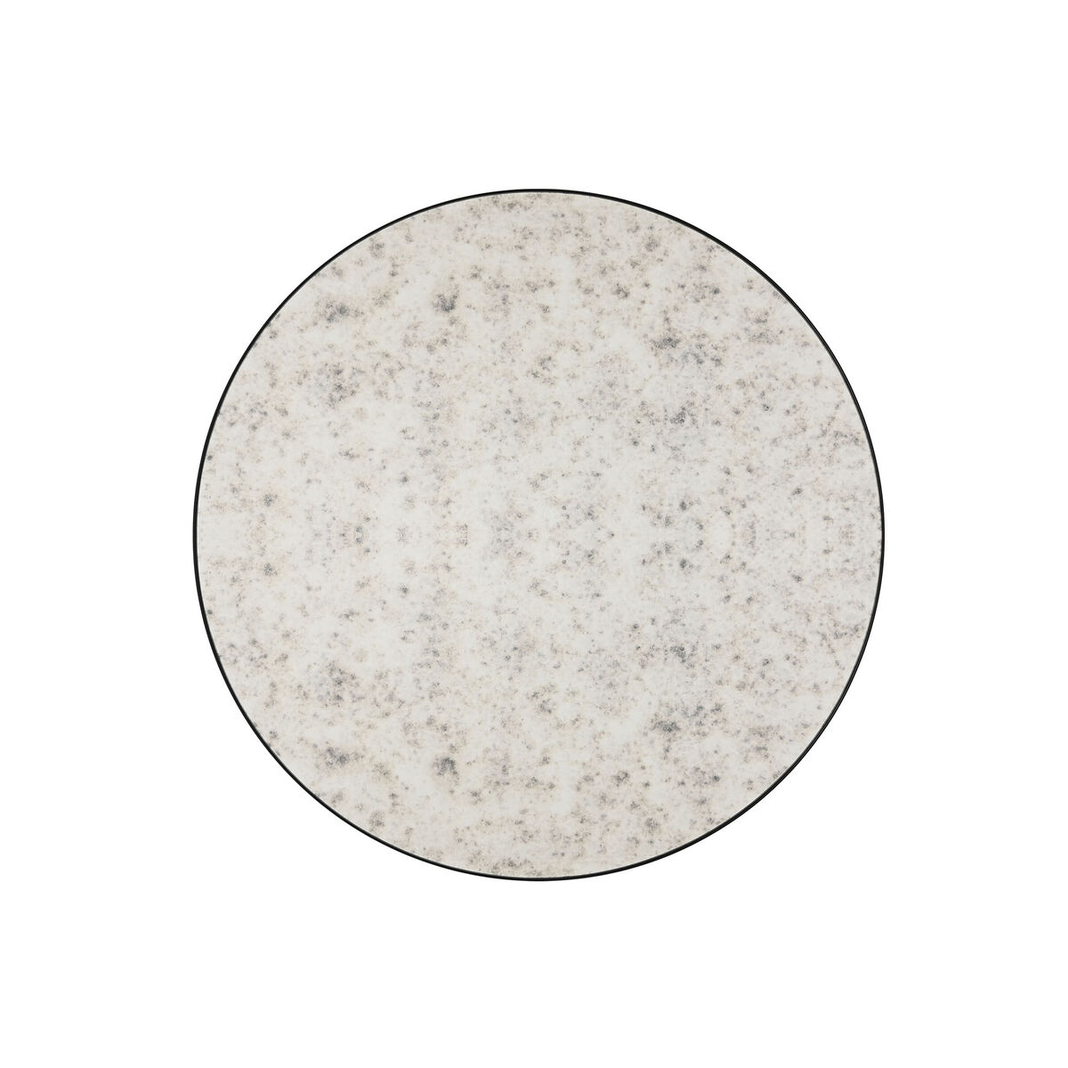 Specchio Da Parete Home Esprit Nero Moderno Finitura Invecchiata 90 X 5 X 90 cm