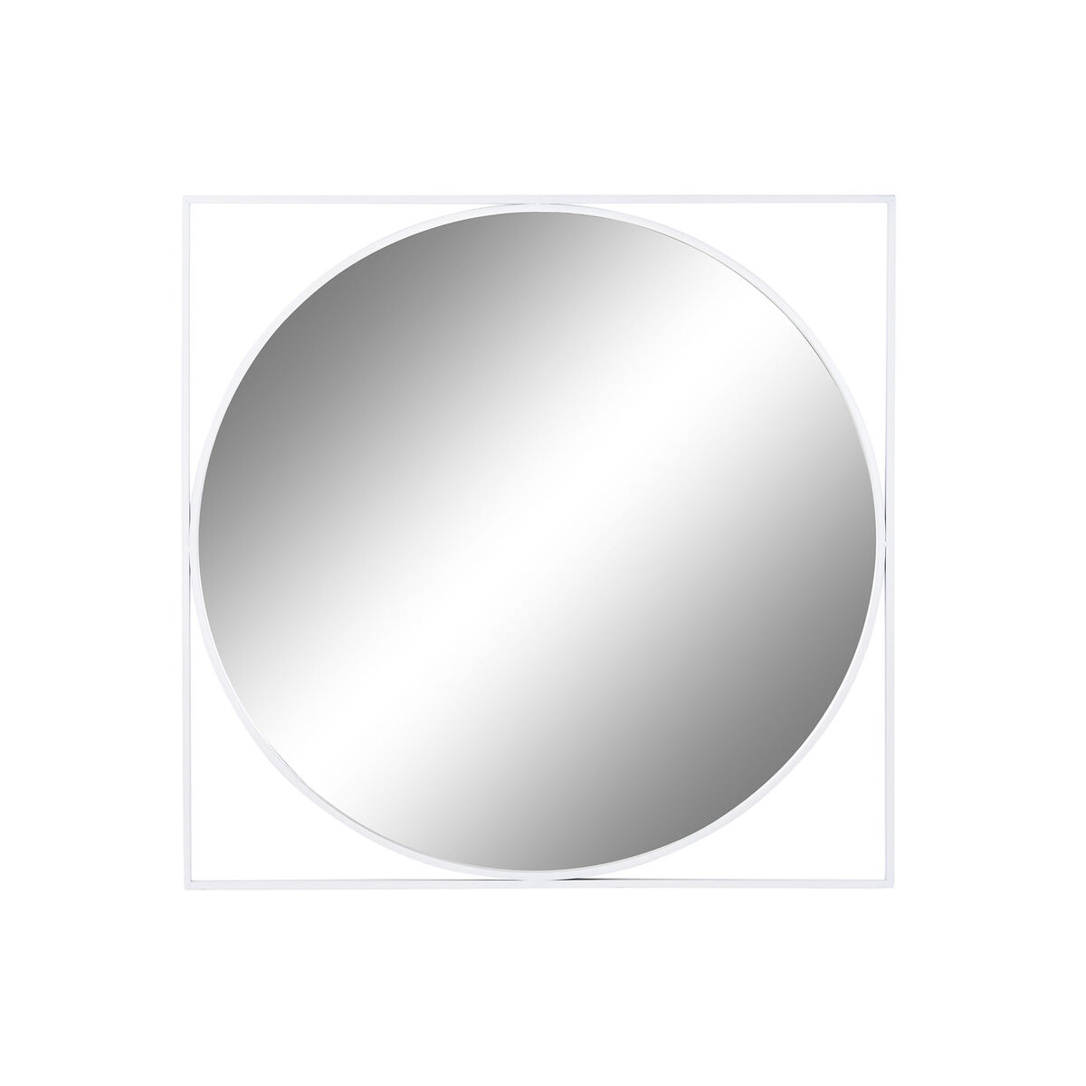 Specchio Da Parete Dkd Home Decor Bianco 85,5 X 3 X 85,5 Cm (3 Pezzi) (3 Unità)