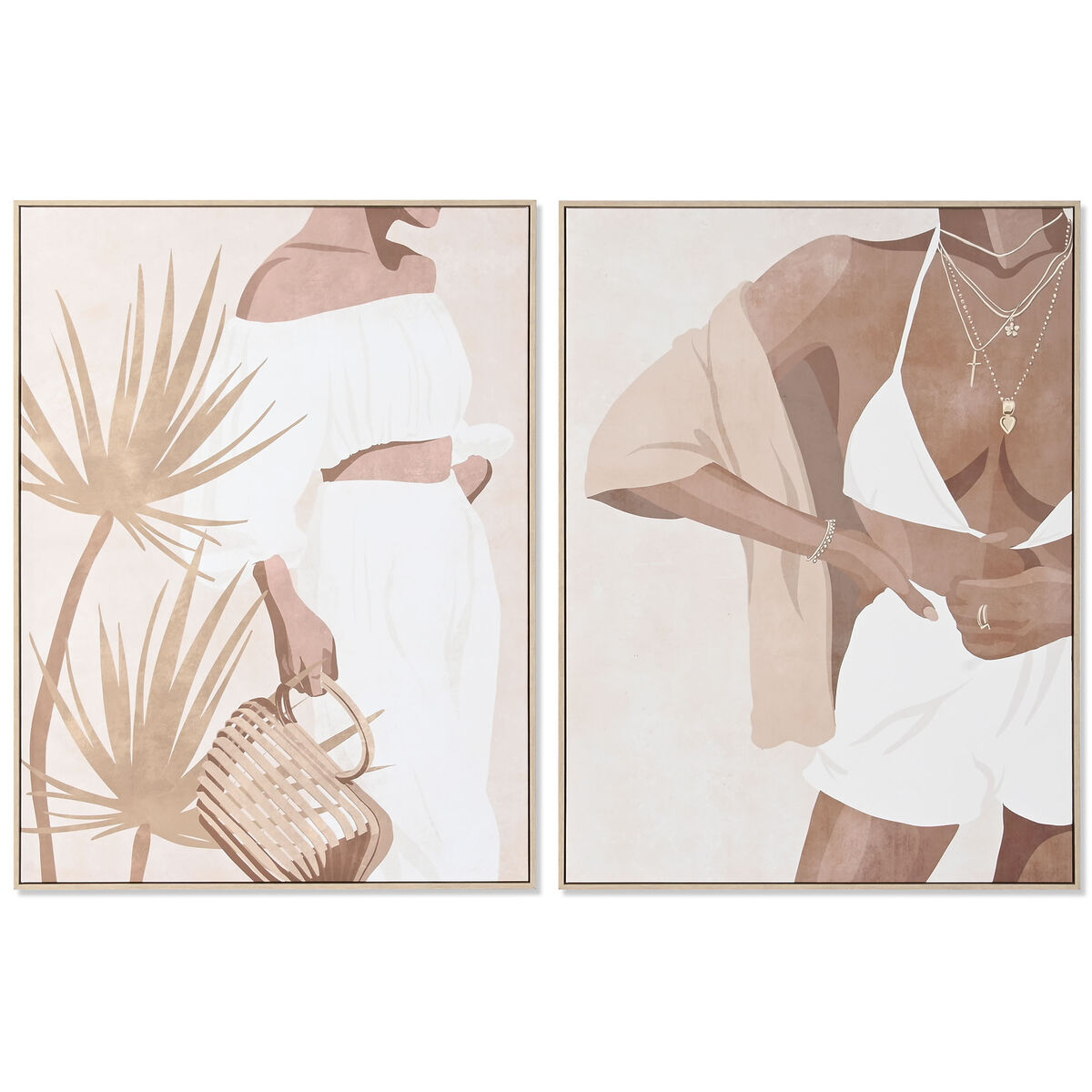 Tela Dkd Home Decor Polistirene Tela 90 X 4 X 120 cm