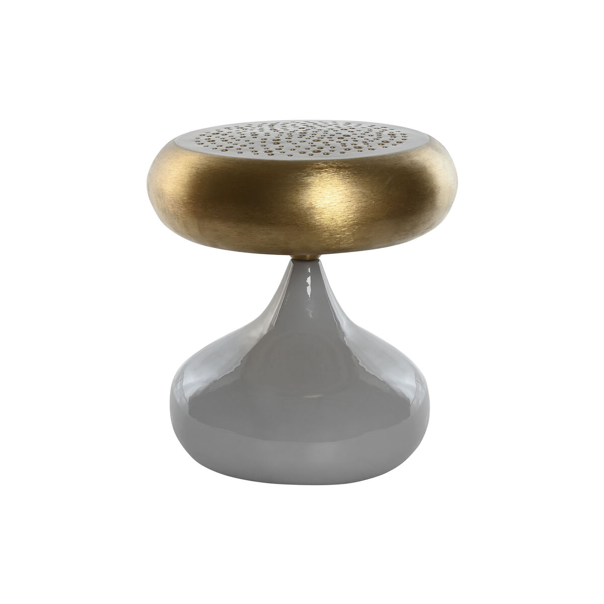 Lampada Da Tavolo Home Esprit Grigio Dorato Metallo 4 W 220 V 36 X 36 X 37,5 cm