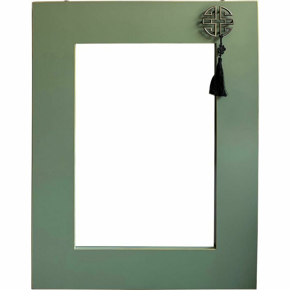 Specchio Da Parete Dkd Home Decor Rosso Verde Dorato Orientale 70 X 2 X 90,5 cm - Image 3