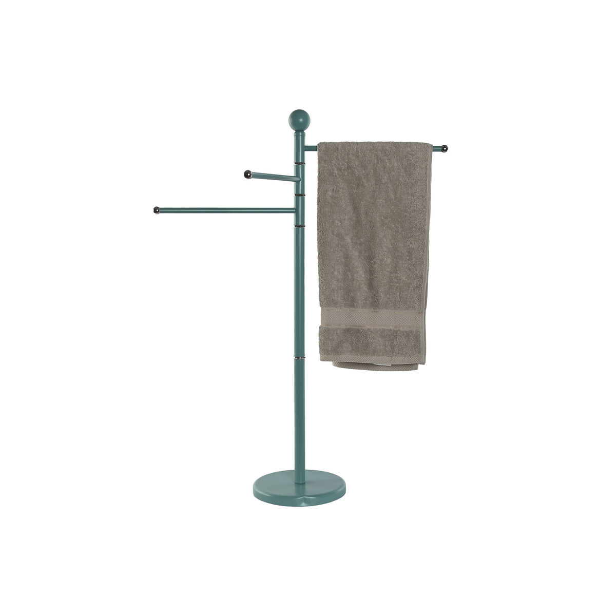 Portasciugamani Da Terra Home Esprit Beige Turchese Metallo 43 X 22 X 90 Cm 2 Unità - Image 4
