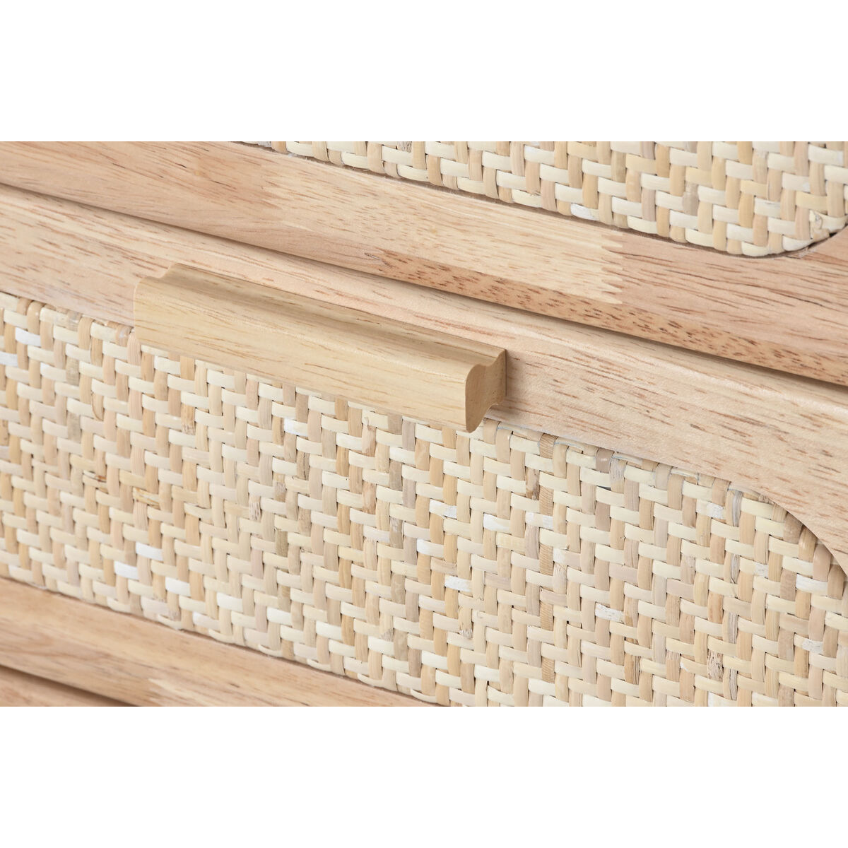 Cassettiera Home Esprit Naturale Metallo Legno D'albero Della Gomma 40 X 30 X 78 cm - Image 4