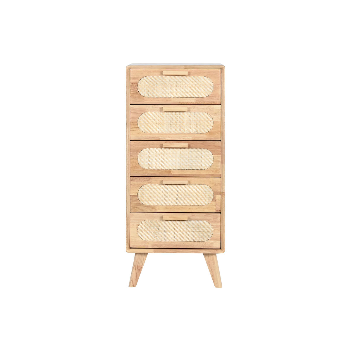 Cassettiera Home Esprit Naturale Metallo Legno D'albero Della Gomma 40 X 30 X 78 cm - Image 5