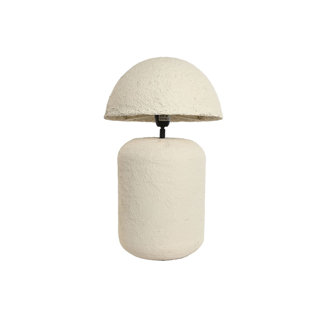 Lampada Da Tavolo Home Esprit Bianco Carta Ferro 50 W 220 V 30 X 30 X 53 cm