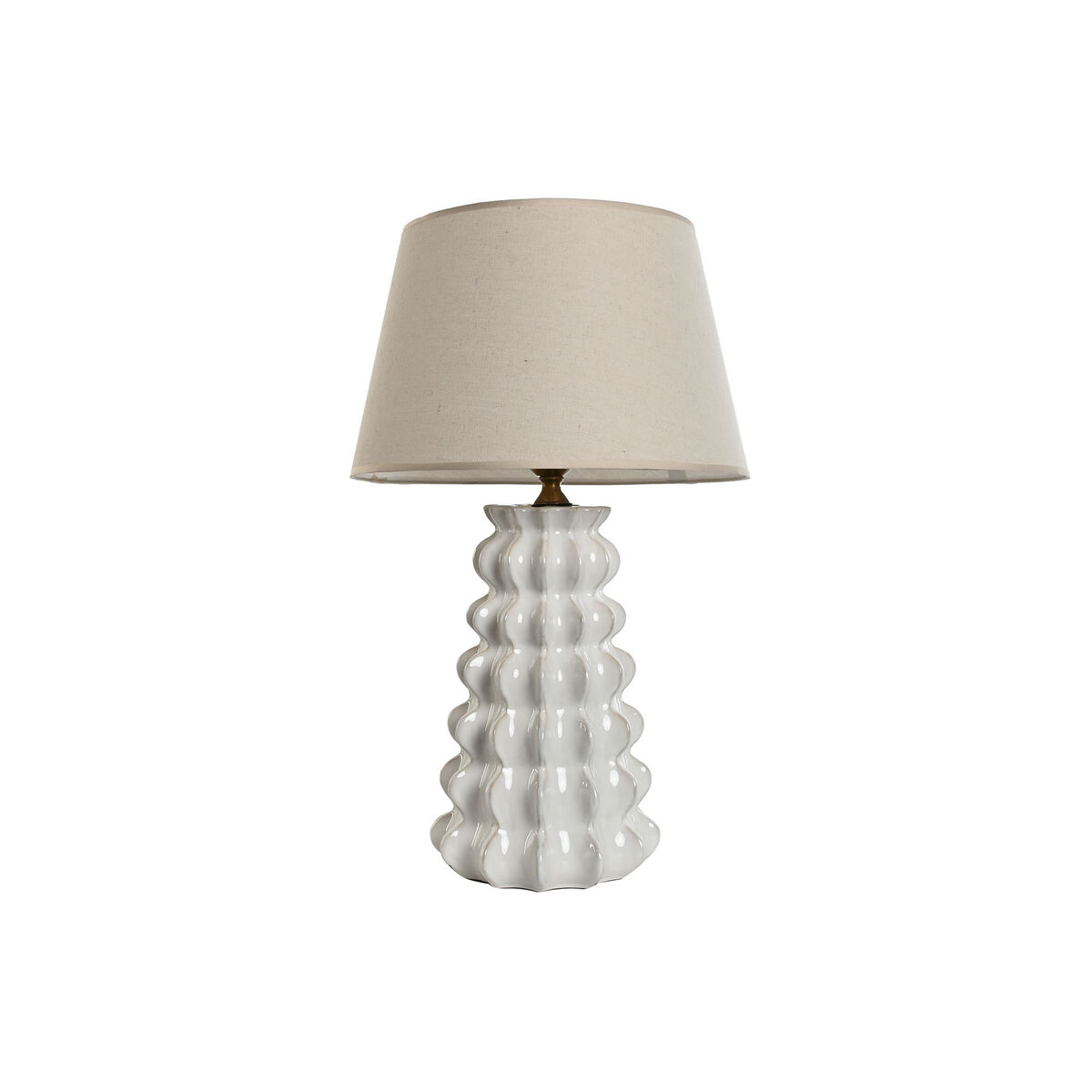 Lampada Da Tavolo Home Esprit Bianco Porcellana 50 W 220 V 40 X 40 X 65 cm