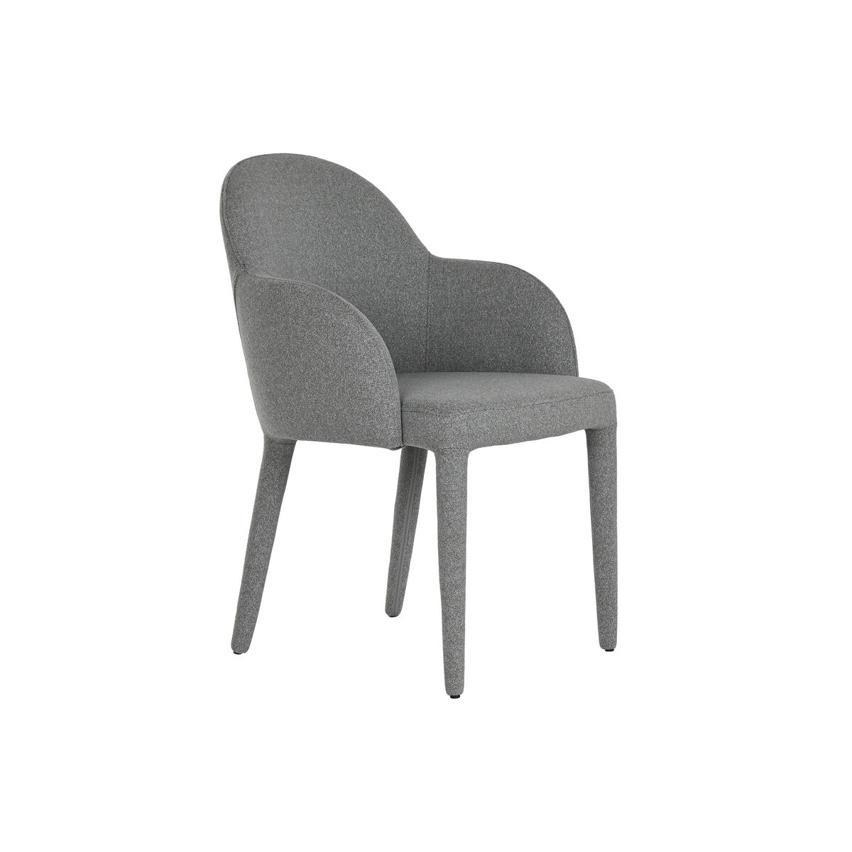 Sedia Da Sala Da Pranzo Home Esprit Grigio Poliestere Metallo 59 X 63 X 86 cm