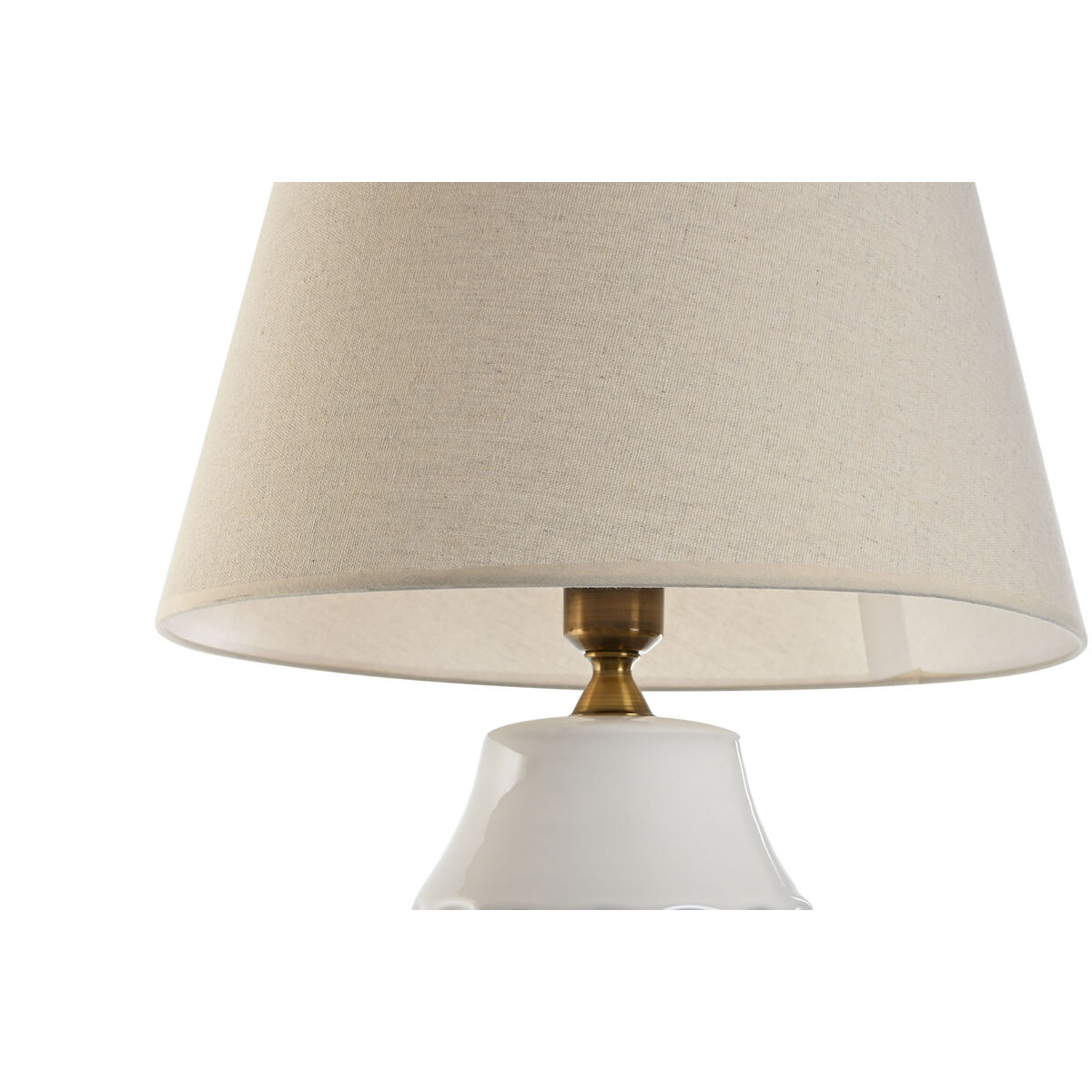 Lampada Da Tavolo Home Esprit Bianco 50 W 220 V - Image 3