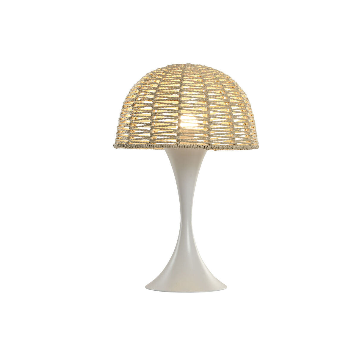 Lampada Da Tavolo Home Esprit Bianco Marrone 50 W 220 V