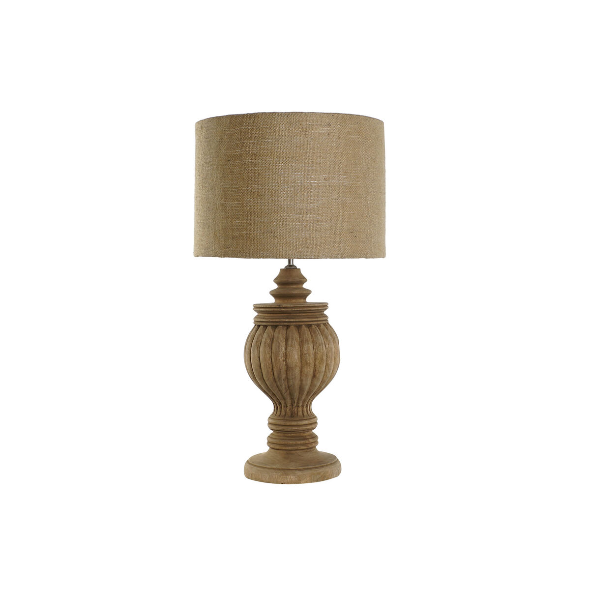 Lampada Da Tavolo Home Esprit Naturale Juta Legno 50 W 220 V 41 X 41 X 76 cm