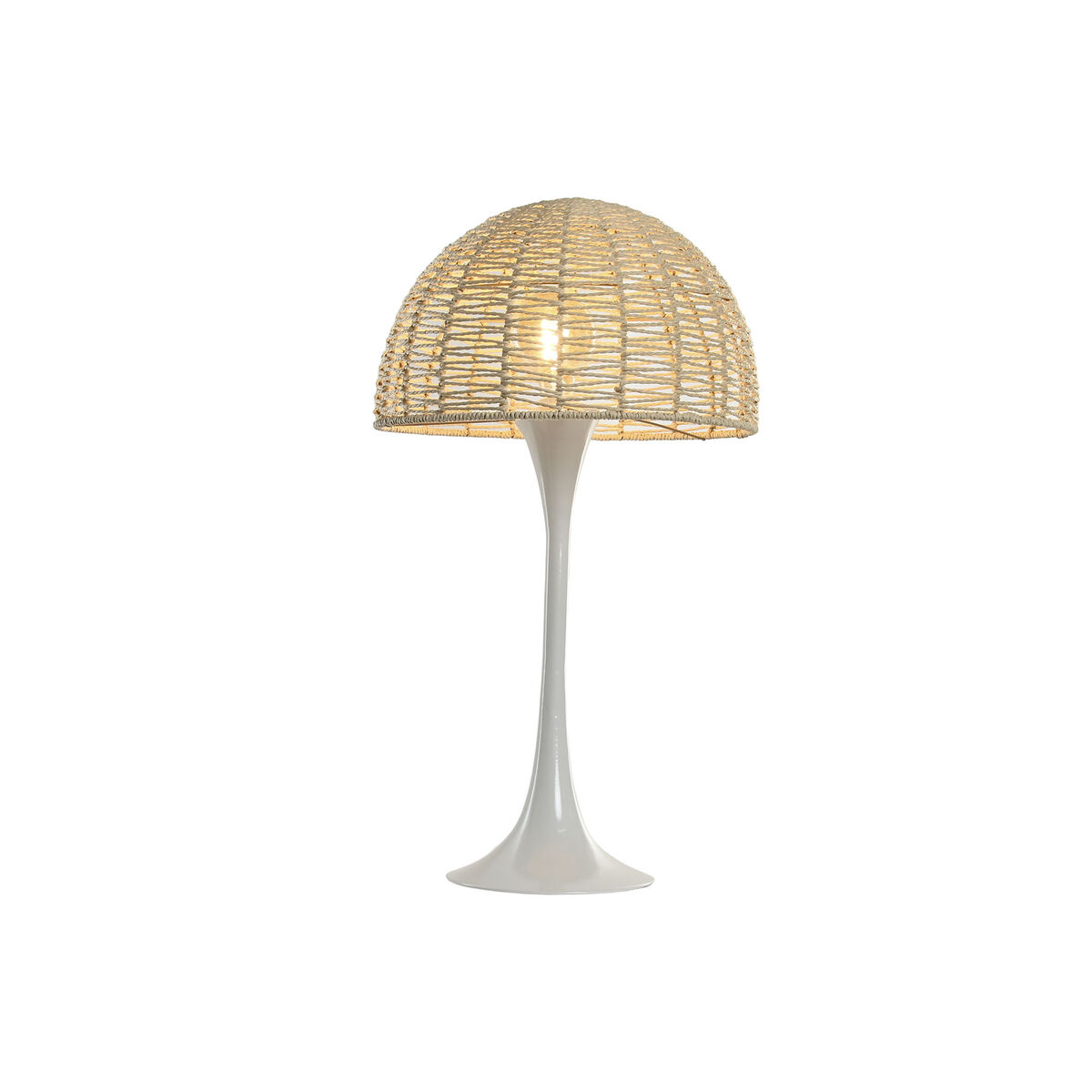 Lampada Da Tavolo Home Esprit Bianco Naturale 50 W 220 V