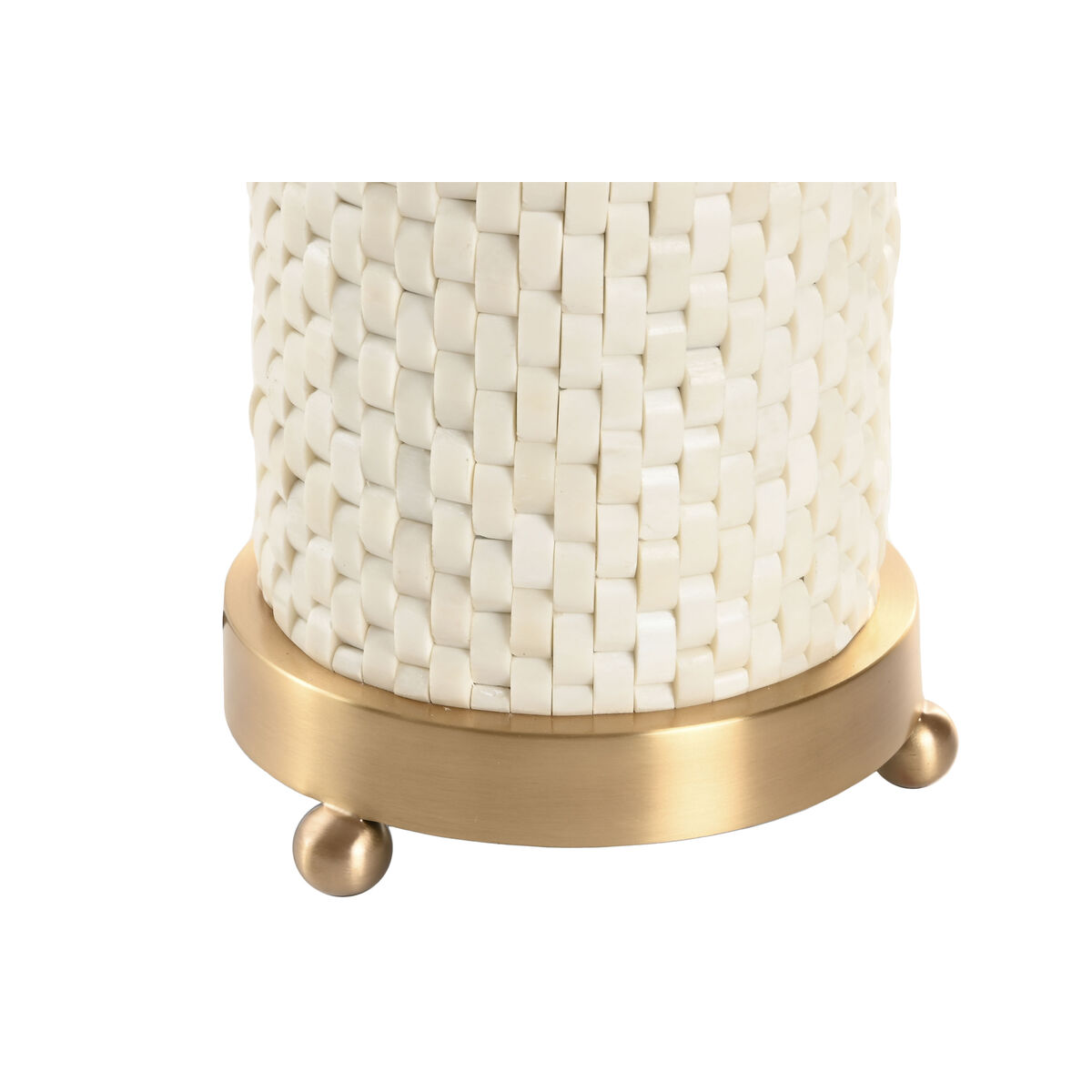 Lampada Da Tavolo Home Esprit Bianco 50 W 220 V - Image 4