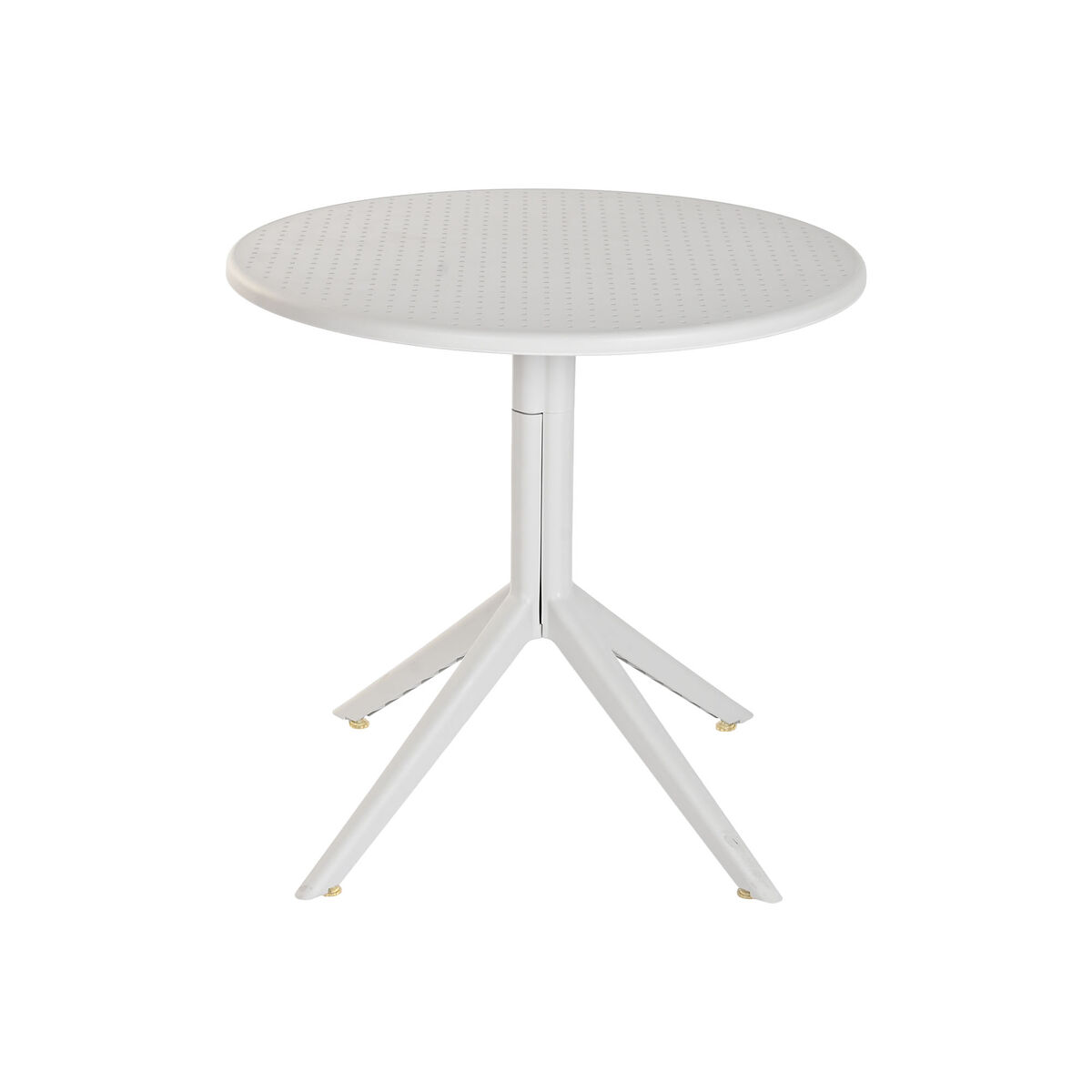 Tavolo Da Pranzo Home Esprit Grigio Metallo Polipropilene 80 X 80 X 75 cm